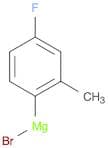 Magnesium, bromo(4-fluoro-2-methylphenyl)-