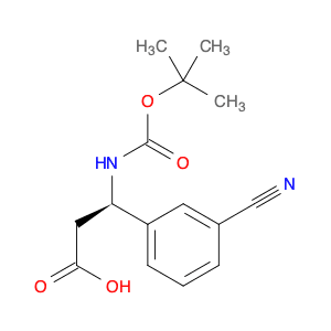 (R)-3-tert-butoxycarbonylamino-3-(3-cyano-phenyl)-propionic acid