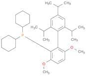 2-(Dicyclohexylphosphino)3,6-dimethoxy-2′,4′,6′-triisopropyl-1,1′-biphenyl