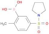 (2-Methyl-5-(pyrrolidin-1-ylsulfonyl)phenyl)boronic acid