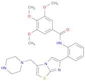 3,4,5-Trimethoxy-N-(2-(3-(piperazin-1-ylmethyl)imidazo[2,1-b]thiazol-6-yl)phenyl)benzamide