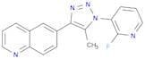 6-[1-(2-fluoropyridin-3-yl)-5-methyltriazol-4-yl]quinoline