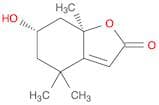 2(4H)-Benzofuranone,5,6,7,7a-tetrahydro-6-hydroxy-4,4,7a-trimethyl-, (6S,7aR)-