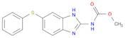 Carbamic acid, N-[6-(phenylthio)-1H-benzimidazol-2-yl]-, methyl ester