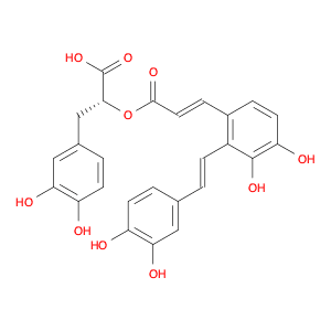 (R)-3-(3,4-Dihydroxyphenyl)-2-(((E)-3-(2-((E)-3,4-dihydroxystyryl)-3,4-dihydroxyphenyl)acryloyl)ox…