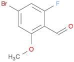 4-Bromo-2-fluoro-6-methoxybenzaldehyde
