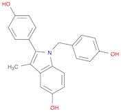 2-(4-Hydroxyphenyl)-1-[(4-hydroxyphenyl)methyl]-3-methyl-1H-indol-5-ol