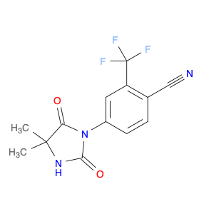 4-(4,4-Dimethyl-2,5-dioxo-1-imidazolidinyl)-2-(trifluoromethyl)benzonitrile