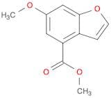 4-Benzofurancarboxylic acid, 6-methoxy-, methyl ester