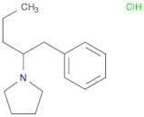 Pyrrolidine,1-[1-(phenylmethyl)butyl]-, hydrochloride (1:1)
