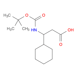 3-((tert-Butoxycarbonyl)amino)-3-cyclohexylpropanoic acid