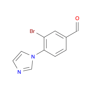 _x005F_x000D_3-Bromo-4-(1-imidazolyl)benzaldehyde