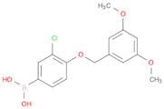 (3-Chloro-4-((3,5-dimethoxybenzyl)oxy)phenyl)boronic acid