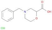 4-Benzyl-2-morpholinecarboxylic acid hydrochloride