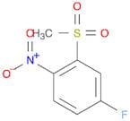 4-Fluoro-2-(methylsulfonyl)nitrobenzene