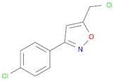 5-(CHLOROMETHYL)-3-(4-CHLOROPHENYL)ISOXAZOLE