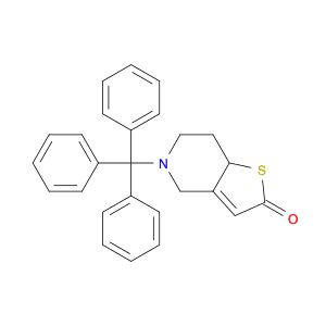 5,6,7,7a-Tetrahydro-5-(triphenylmethyl)thieno[3,2-c]pyridinone