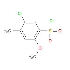 5-Chloro-2-methoxy-4-methylbenzene-1-sulfonyl chloride