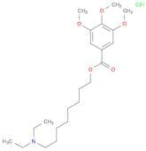 8-(DIETHYLAMINO)OCTYL 3,4,5-TRIMETHOXYBENZOATE HYDROCHLORIDE