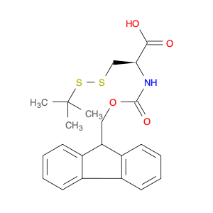 (R)-2-((((9H-Fluoren-9-yl)methoxy)carbonyl)amino)-3-(tert-butyldisulfanyl)propanoic acid
