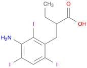 2-(3-Amino-2,4,6-triiodobenzyl)butanoic acid
