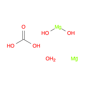 Magnesium carbonate hydroxide hydrate