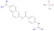 Benzoic acid, 4-[(aminoiminomethyl)amino]-, 6-(aminoiminomethyl)-2-naphthalenyl ester, dimethanesu…