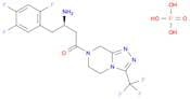 1-Butanone, 3-amino-1-[5,6-dihydro-3-(trifluoromethyl)-1,2,4-triazolo[4,3-a]pyrazin-7(8H)-yl]-4-(2…