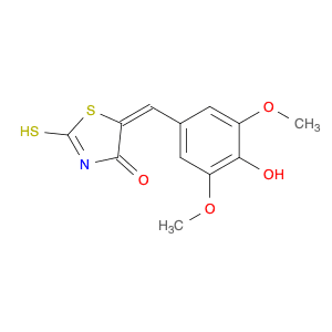 (5E)-5-(4-HYDROXY-3,5-DIMETHOXYBENZYLIDENE)-2-MERCAPTO-1,3-THIAZOL-4(5H)-ONE