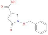 3-Pyrrolidinecarboxylic acid, 5-oxo-1-(phenylmethoxy)-