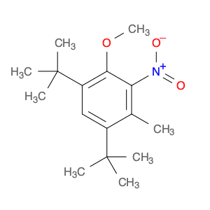 Benzene, 1,5-bis(1,1-dimethylethyl)-2-methoxy-4-methyl-3-nitro-