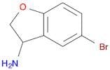 3-Benzofuranamine,5-bromo-2,3-dihydro-
