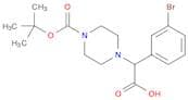 1-Piperazineaceticacid, a-(3-bromophenyl)-4-[(1,1-dimethylethoxy)carbonyl]-