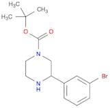 1-Piperazinecarboxylicacid, 3-(3-bromophenyl)-, 1,1-dimethylethyl ester