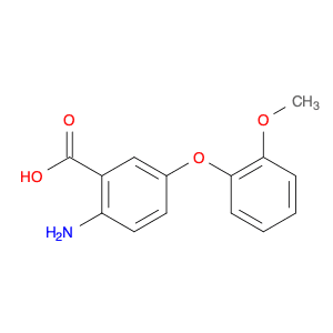 Benzoicacid, 2-amino-5-(2-methoxyphenoxy)-