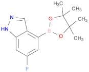 6-FLUORO-4-(4,4,5,5-TETRAMETHYL-[1,3,2]DIOXABOROLAN-2-YL)-1H-INDAZOLE