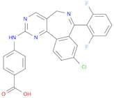 4-[[9-Chloro-7-(2,6-difluorophenyl)-5H-pyrimido[5,4-d][2]benzazepin-2-yl]amino]benzoic acid
