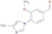 3-Methoxy-4-(4-methyl-1H-imidazol-1-yl)benzaldehyde