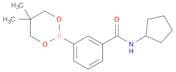 N-Cyclopentyl-3-(5,5-dimethyl-1,3,2-dioxaborinan-2-yl)benzamide