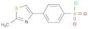 4-(2-METHYL-1,3-THIAZOL-4-YL)BENZENESULFONYL CHLORIDE