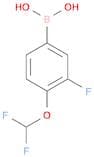 4-DIFLUOROMETHOXY-3-FLUORO-BENZENEBORONIC ACID