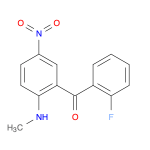 (2-Fluorophenyl)(2-(methylamino)-5-nitrophenyl)methanone