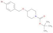 TERT-BUTYL 4-(4-BROMOBENZYLOXY)PIPERIDINE-1-CARBOXYLATE