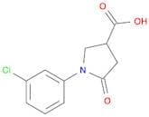 3-Pyrrolidinecarboxylicacid, 1-(3-chlorophenyl)-5-oxo-