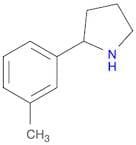 2-(3-Methylphenyl)pyrrolidine