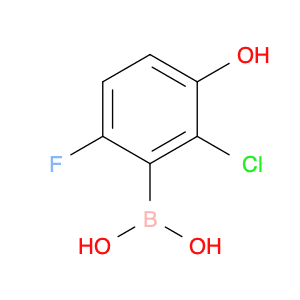 2-Chloro-6-fluoro-3-hydroxyphenylboronic acid