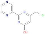 6-(Chloromethyl)-2-(pyrazin-2-yl)pyrimidin-4-ol