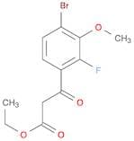 Ethyl 3-(4-bromo-2-fluoro-3-methoxyphenyl)-3-oxopropanoate