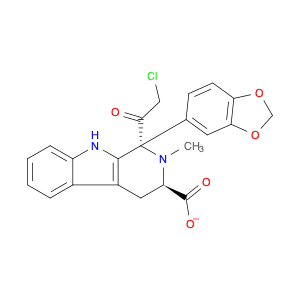 (1R,3R)-METHYL-1,2,3,4-TETRAHYDRO-2-CHLOROACETYL-1-(3,4-METHYLENEDIOXYPHENYL)-9H-PYRIDO[3,4-B]INDO…