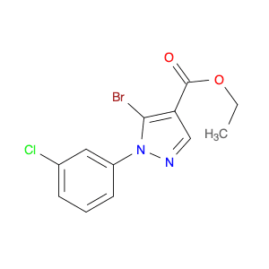 ETHYL 5-BROMO-1-(3-CHLOROPHENYL)-1H-PYRAZOLE-4-CARBOXYLATE